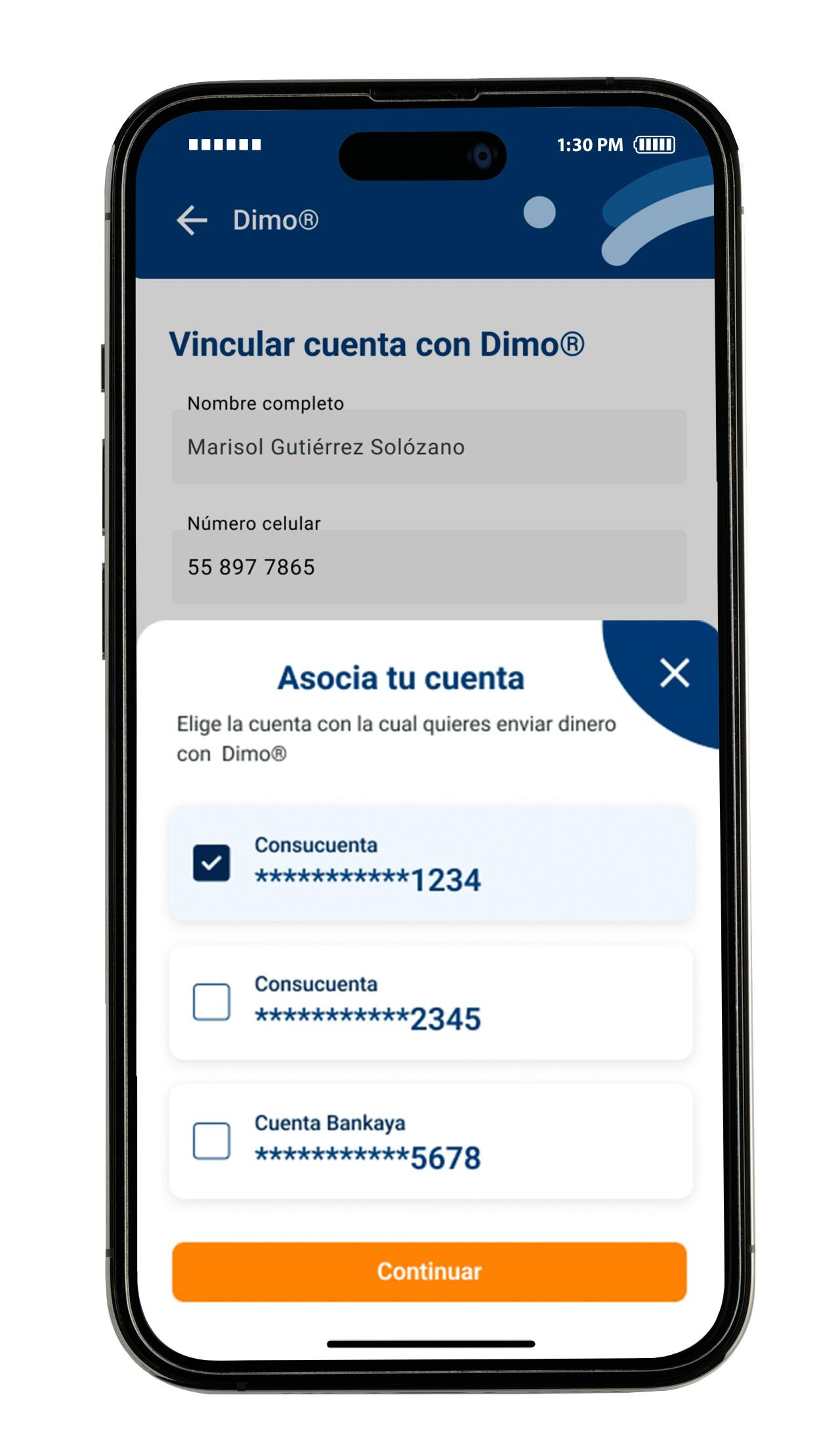 Consubanco | Dimo | Paso 4